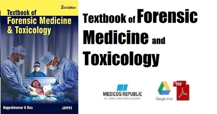 Textbook of Forensic Medicine and Toxicology by Nagesh Kumar Rao PDF