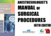 Anesthesiologist's Manual of Surgical Procedures 6th Edition PDF