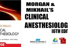 Morgan and Mikhail's Clinical Anesthesiology 6th Edition PDF