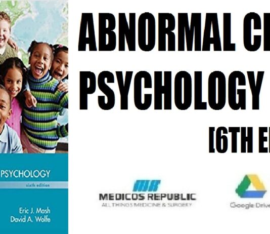 Abnormal Child Psychology 6th Edition PDF