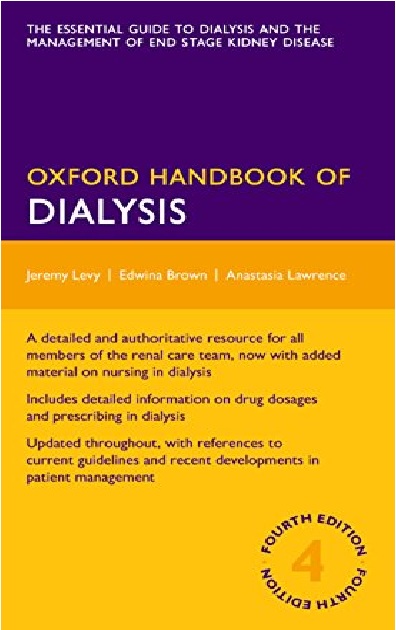 Oxford Handbook of Dialysis 4th Edition PDF