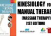 Kinesiology for Manual Therapies (Massage Therapy) 1st Edition PDF