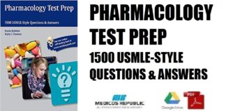Pharmacology Test Prep 1500 USMLE-Style Questions & Answers PDF