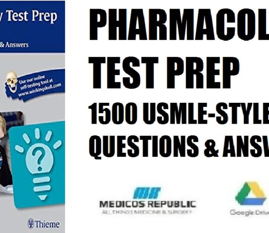 Pharmacology Test Prep 1500 USMLE-Style Questions & Answers PDF