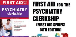 First Aid for the Psychiatry Clerkship (First Aid Series) 4th Edition PDF