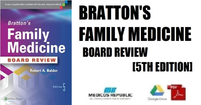 Bratton's Family Medicine Board Review 5th Edition PDF