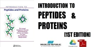 Introduction to Peptides and Proteins 1st Edition PDF