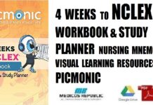 4 Weeks to NCLEX® Workbook & Study Planner Nursing Mnemonic Visual Learning Resource by Picmonic PDF