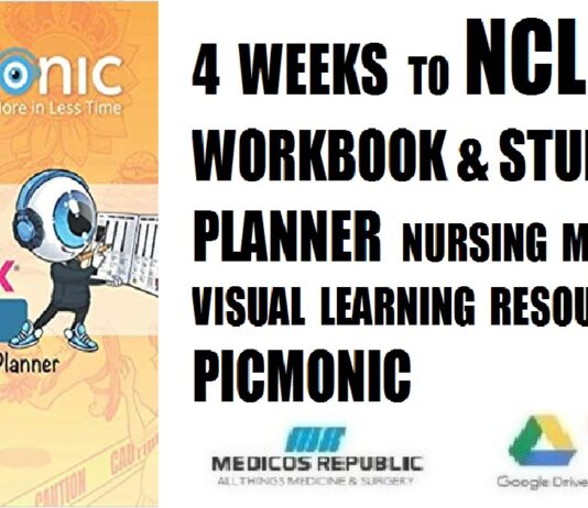 4 Weeks to NCLEX® Workbook & Study Planner Nursing Mnemonic Visual Learning Resource by Picmonic PDF