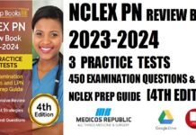 NCLEX PN Review Book 2023 - 2024 3 Practice Tests (450+ Examination Questions and LPN NCLEX Prep Guide) 4th Edition PDF