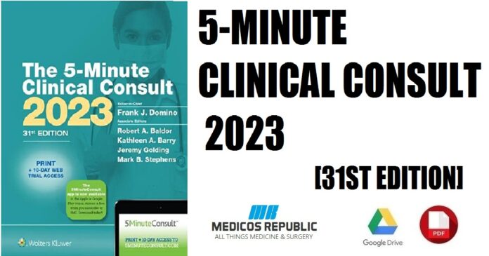 5-Minute Clinical Consult 2023 (The 5-Minute Consult Series) 31st Edition PDF