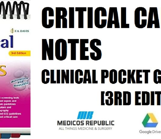 Critical Care Notes Clinical Pocket Guide 3rd Edition PDF