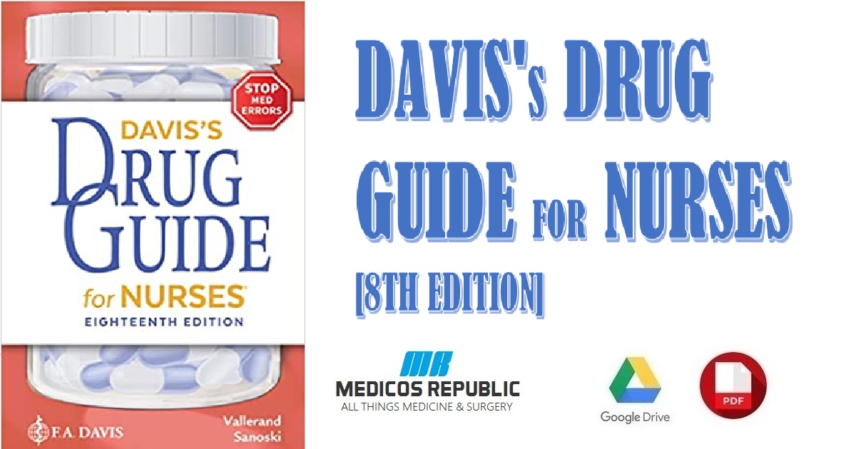 Davis's Drug Guide for Nurses 8th Edition PDF
