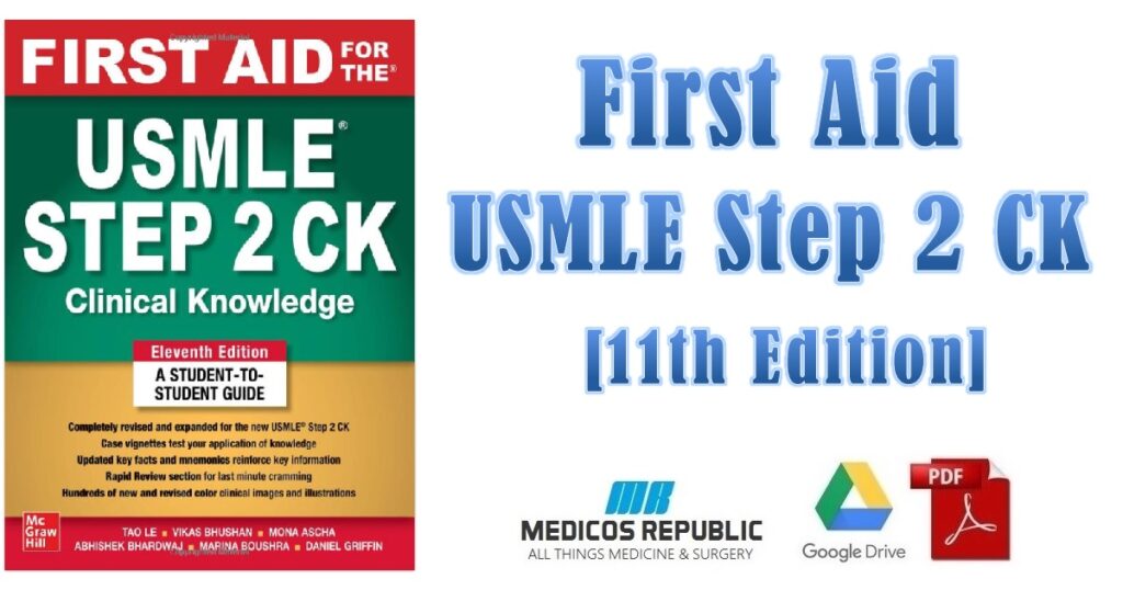 First Aid for the USMLE Step 2 CK 11th Edition 2023 PDF Free Download