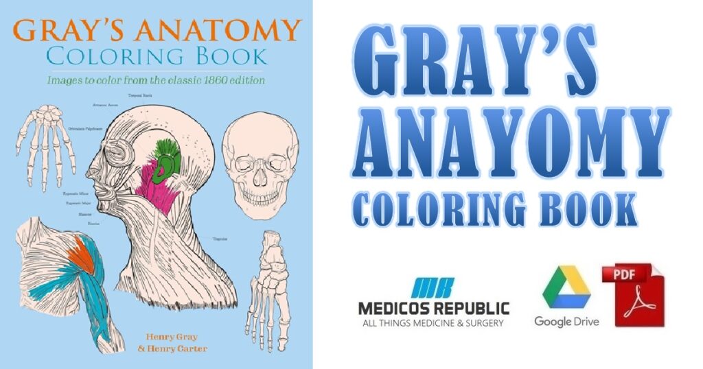 Gray's Anatomy Coloring Book PDF