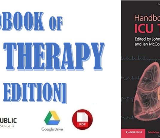 Handbook of ICU Therapy 3rd Edition PDF