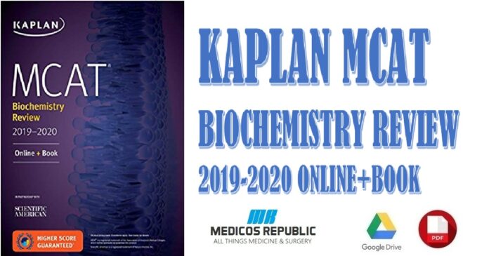 Kaplan MCAT Biochemistry Review 2019-2020 Online + Book PDF