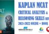 Kaplan MCAT Critical Analysis and Reasoning Skills Review 2021-2022 Online + Book PDF