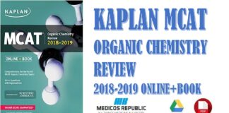 Kaplan MCAT Organic Chemistry Review 2018-2019 Online + Book PDF