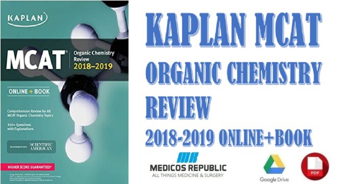 Kaplan MCAT Organic Chemistry Review 2018-2019 Online + Book PDF