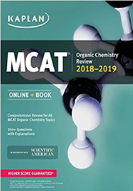 Kaplan MCAT Organic Chemistry Review 2018-2019: Online + Book PDF