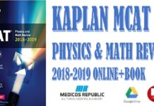 Kaplan MCAT Physics and Math Review 2018-2019 Online + Book PDF