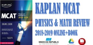 Kaplan MCAT Physics and Math Review 2018-2019 Online + Book PDF