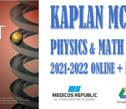 Kaplan MCAT Physics and Math Review 2021-2022 Online + Book PDF