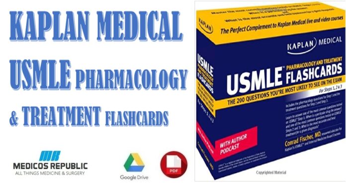 Kaplan Medical USMLE Pharmacology and Treatment Flashcards PDF