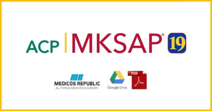 MKSAP 19 PDF