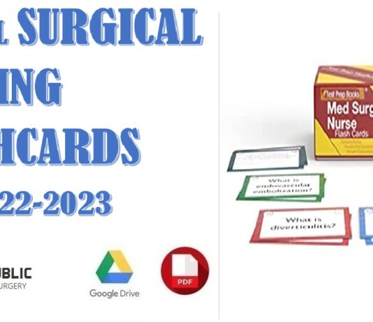 Medical Surgical Nursing Flashcards 2022-2023 PDF