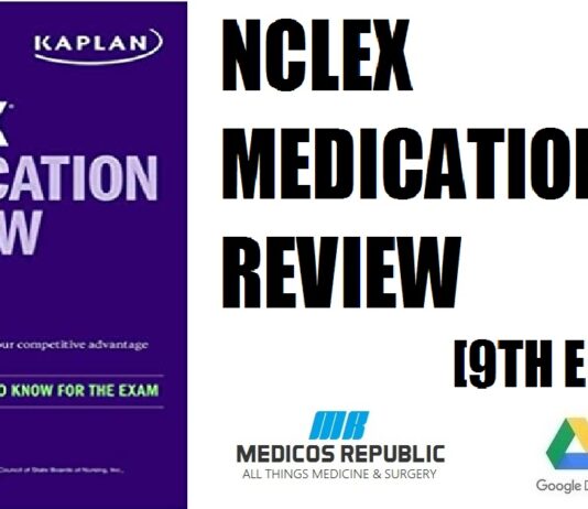 NCLEX Medication Review (Kaplan Test Prep) 9th Edition PDF