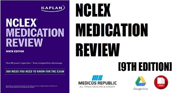 NCLEX Medication Review (Kaplan Test Prep) 9th Edition PDF