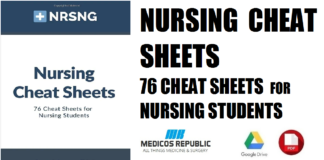 Nursing Cheat Sheets 76 Cheat Sheets for Nursing Students PDF
