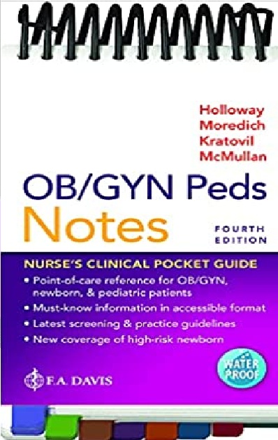 OB/GYN Peds Notes: Nurse's Clinical Pocket Guide 4th Edition PDF