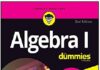 Algebra I For Dummies PDF