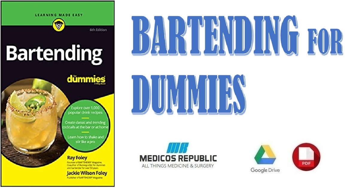 Bartending For Dummies PDF