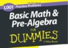 Basic Math & Pre-Algebra 1001 Practice Problems For Dummies PDF