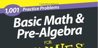 Basic Math & Pre-Algebra 1001 Practice Problems For Dummies PDF