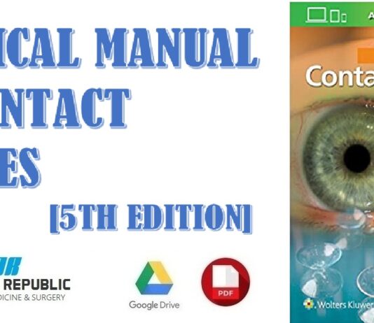 Clinical Manual of Contact Lenses 5th Edition PDF
