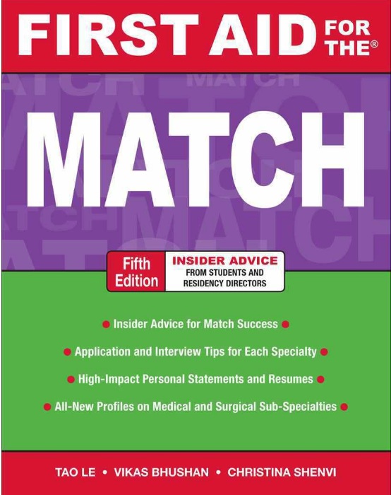First Aid for the Match 5th Edition PDF