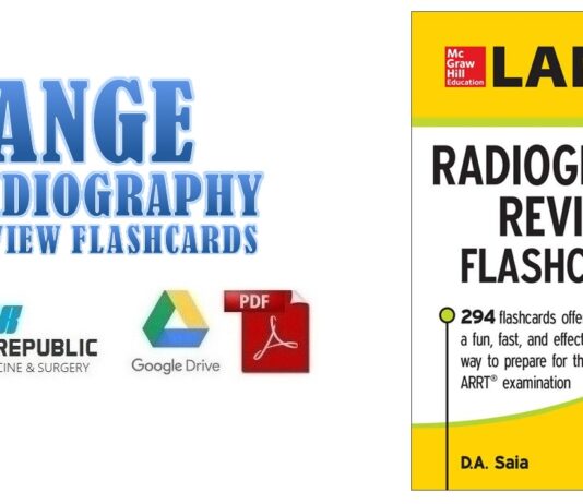 LANGE Radiography Review Flashcards PDF
