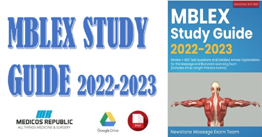 MBLEX Study Guide 20222023 PDF Free Download [Direct Link]