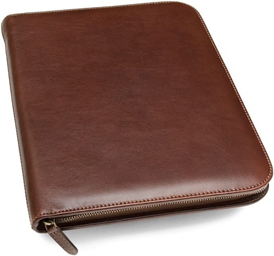 Maruse Personalized Italian Leather Executive Padfolio/Portfolio