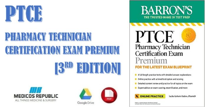 PTCE Pharmacy Technician Certification Exam Premium 3rd Edition PDF