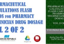 Pharmaceutical Calculations Flash Cards for Pharmacy Technician Drug Dosage Vol 2 of 2 PDF