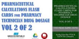 Pharmaceutical Calculations Flash Cards for Pharmacy Technician Drug Dosage Vol 2 of 2 PDF