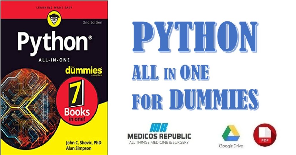 Python AllinOne For Dummies 2nd Edition PDF Free Download