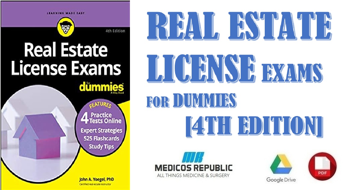 Real Estate License Exams For Dummies with Online Practice Tests 4th Edition PDF