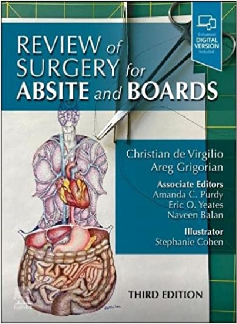 Review of Surgery for ABSITE and Boards 3rd Edition PDF